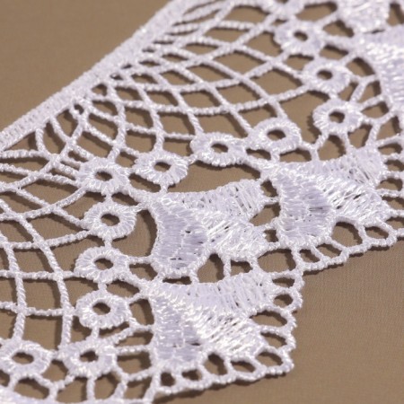 Collar sewing, guipyur, 21 × 6.5 cm, white color-4