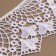 Collar sewing, guipyur, 21 × 6.5 cm, white color