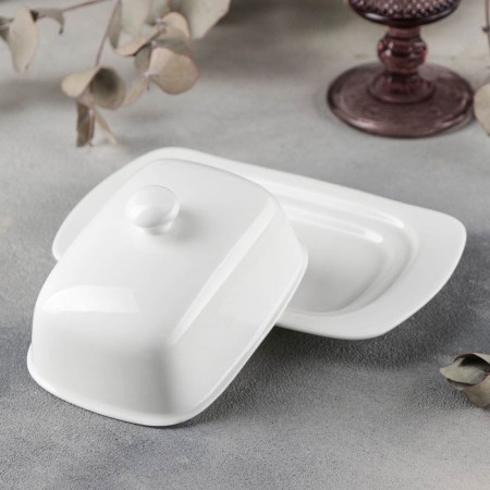 Porcelain oilmarks Wilmax, 19 × 12.5 × 8.5 cm, white color-1