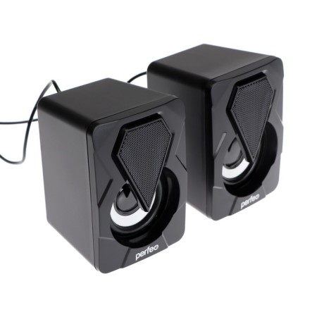 Computer speakers 2.0 Perfeo Shine, 2x3, USB, LED backlight, black-3