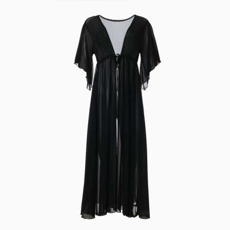 Tunic beach female, black color, size 50-8