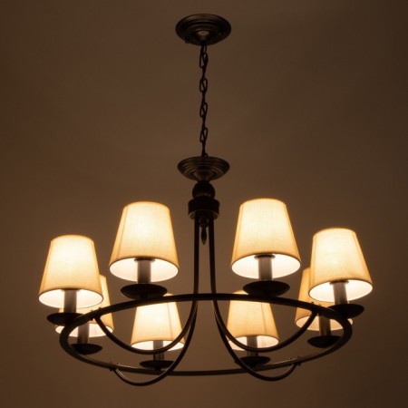 Amalia chandelier 8he14 40W Black 85x85x60-67cm Bayerlux-2