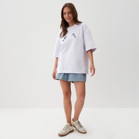 Women's T -shirt MIST MOON, White, R.46-1