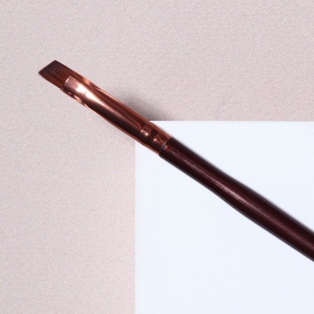 Brush soffee makeup, beveled, 13 (+/- 1) cm, brown/bronze color-2