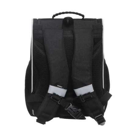 School standard, 33 x 25 x 13 cm, Grizzly, + bag for shoes, black-3