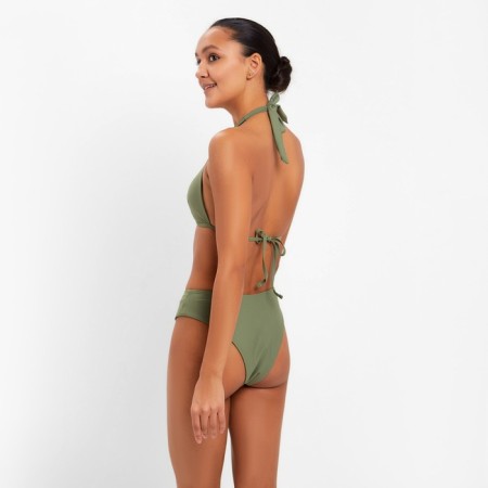 Swimsuit female separate minku color green, size 46-2