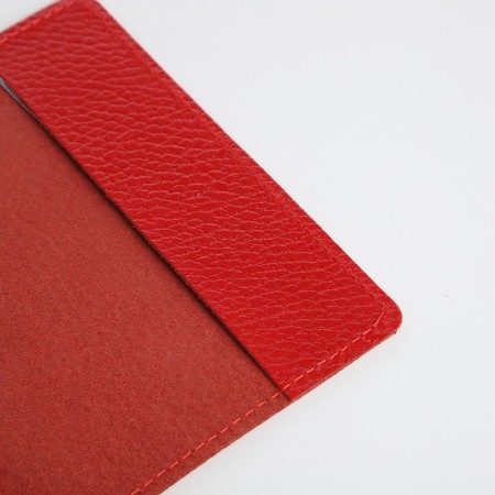 Cover for passport, red color-4