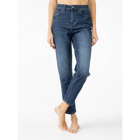 Women's jeans with a high landing CONTE Elegant Relaxed MOM, size S, Sky Blue color-6