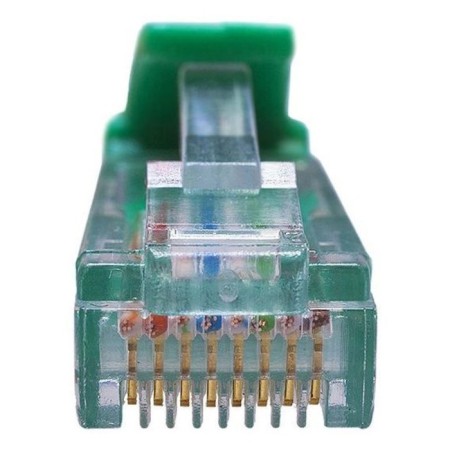 Suprlan 10-0158 UTP RJ-45 patch cord.-Vilka RJ-45 Kat. 5e 2m Green LSZH 24AWG-1