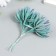 Decor for creativity "needle Astra" 1 bouquet = 6 flowers gray-blue 4x13 cm