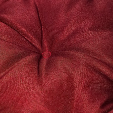 The pillow is round to the water -shaped d60 cm, red color, Greta 20%, polyester 80%-3