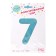 Foil ball 40 "Figure 7", pale blue