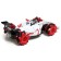 The radio -controlled "formula" machine works on the battery, the effect of smoke, light, white color