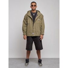 Jeaning jacket men's, size 50, khaki color