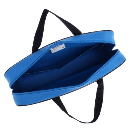 Folder with handles Textile A4, 350 x 265 x 80 mm, PMD 4-42, "Office", Blue/Black (handle)-3