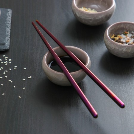 Bacchette sushi sticks, length 21 cm, purple color-1