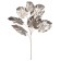 Artificial plant "monster", height 76 cm, silver color