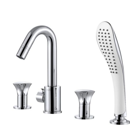 Bath mixer D&K Hessen Grimm DA1384901, two -wound, built -in, chrome