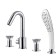 Bath mixer D&K Hessen Grimm DA1384901, two -wound, built -in, chrome