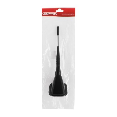 Decorative Antenna Skyway, 15.5 cm, thin rectangular base 65x50 mm, black, S00201012-2