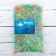 Decorative stones for the aquarium, luminous, 8-11 mm, 1 kg, mix