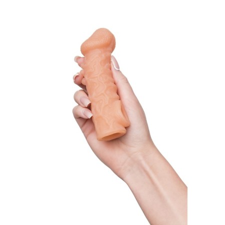 Kokos nozzle is realistic with additional stimulation, TPE, bodily, 15.6 cm, s-6