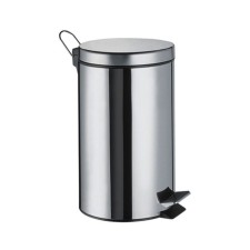 Garbage bucket Wasser Kraft, 3 l, color chrome