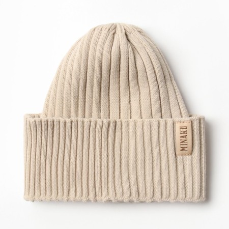 Female hat Minaku "bini" is beige color, size 54-56-2