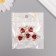 Decor for creativity metal, rhinestones "Heart with wings" gold 2.2x2.4x0.5 cm