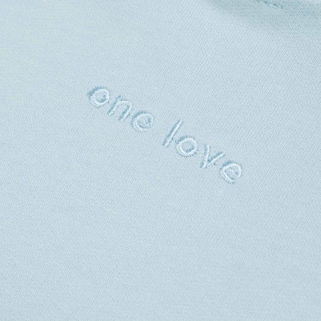 Hoody for girls One Love Light, height 140 cm, light blue color-3