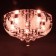 Svetogor chandelier "Grodno" 5x60W E27 LED lighting chrome 50x50cm