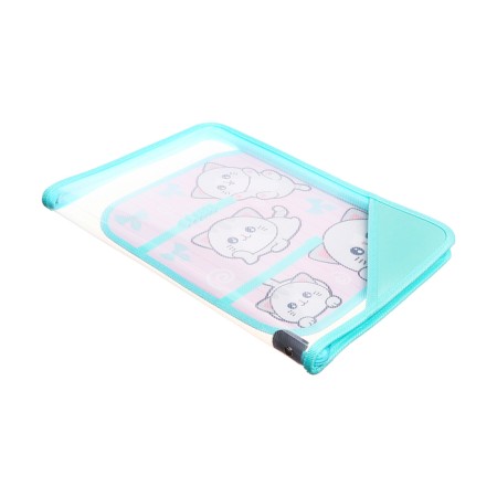 Labor folder A4, 325 x 230 x 25 mm, lightning around, folding bar, plastic, PTR-1, calligrata "Funny Persians"-4