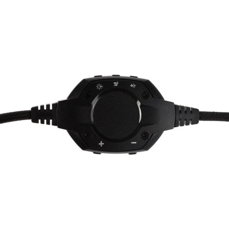 Qumo Olympus headphones, game, microphone, USB, 2.2m, backlight, black-7