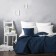 Kaspian set: cover 160 x 220 cm, pillowcases 40 x 40 cm - 2 pcs, blue