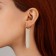 Earrings Metal "Chains" Assembly, silver-gold color