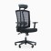 Armchair Ergonomic click furniture 2156, black