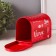 Casket metal mailbox "Love" red 13.3x8x9.5 cm