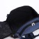Road bag on wheels, 3 outer pockets, black/blue color