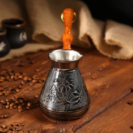 Turk for coffee Copper "Chamomile", 0.4 liters-1