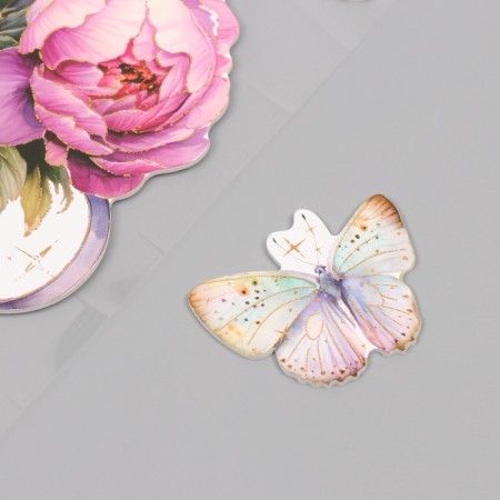 Interior plastic sticker "Peonies in the watering can" 40x31 cm-2
