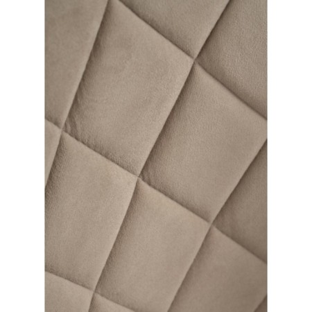 Stol on a metal frame Zest metal/velor, black/beige 50x54x81 cm-5
