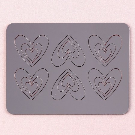 Decoration for the cake "heart", color gold-1
