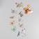 Butterflies cardboard "newspaper" set 12 pcs h = 4-10 cm