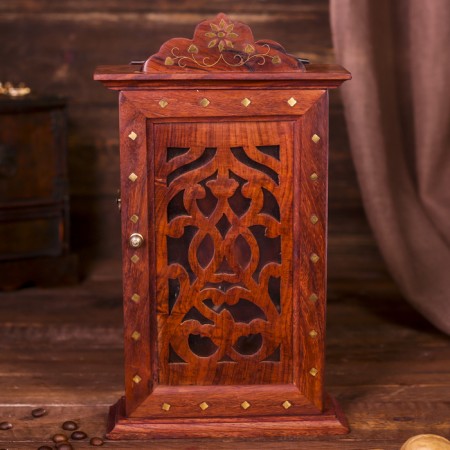 Key "Patterns" wood 28x16x6 cm-1