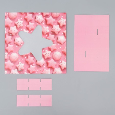 Box for sweets, confectionery packaging, 9 cells, “sweets”, 14.7 x 14.7 x 3.5 cm-4