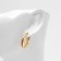Earrings Metal "Bohemia" Bulletin bend, color gold