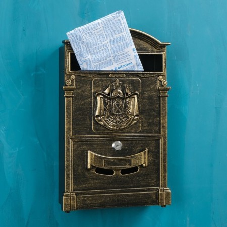 Mail box No. 4010V, old bronze-7