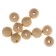 Wooden beads d = 18 mm (set 10 pcs) without coating