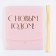 Happy New Year folding box, embossing, pink, 20 x 18 x 5 cm, new year