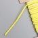 Braid decorative cord "suede light yellow" winding 3 m width 0.2 cm